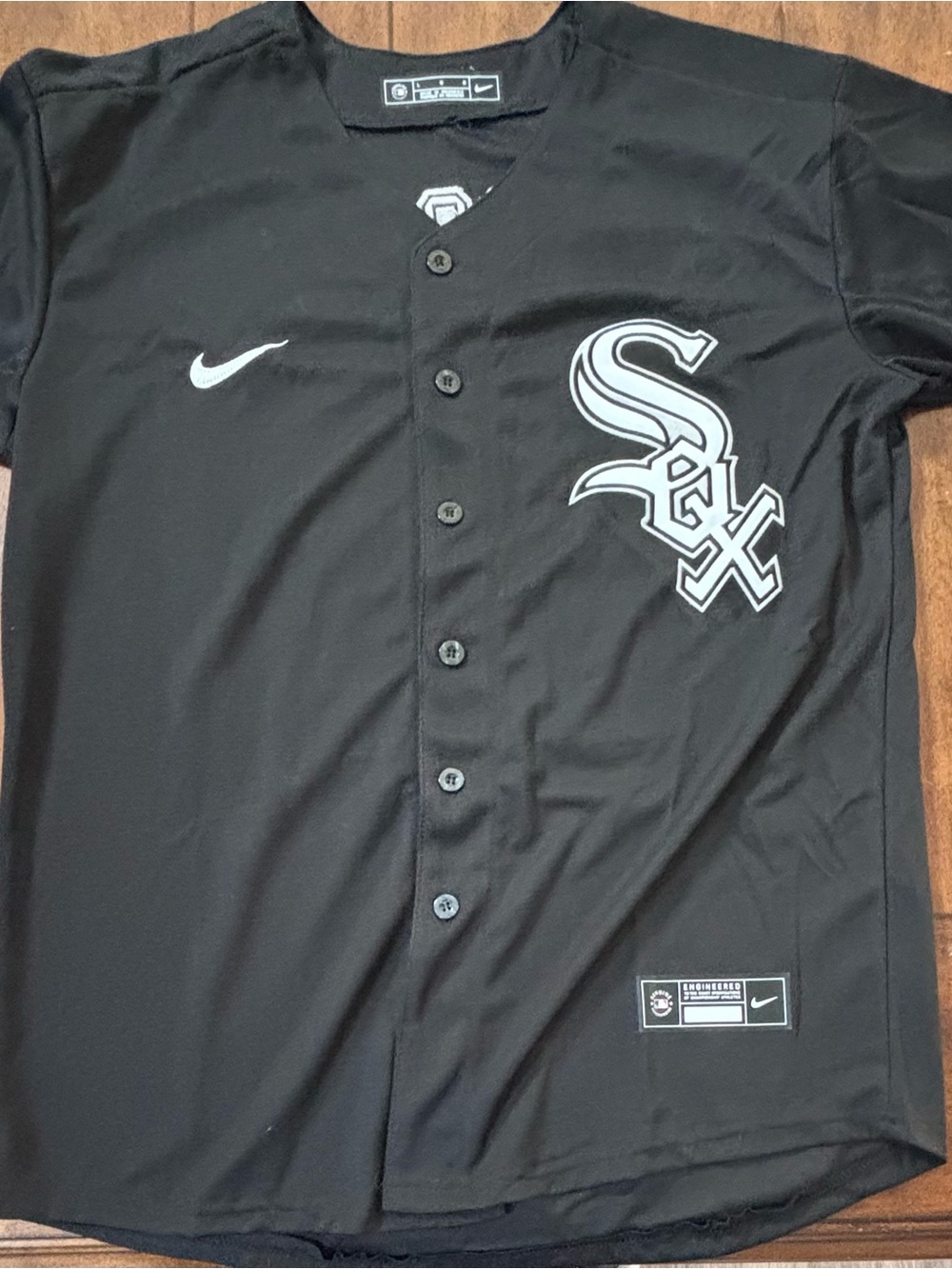 Chicago White Sox Colson Montgomery Black Baseball Jersey Adult Large NWT
